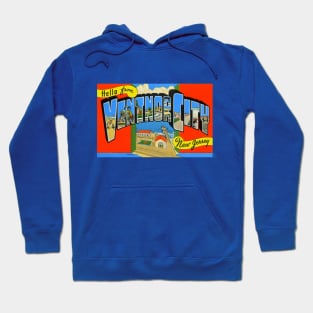 Greetings from Ventnor City, New Jersey - Vintage Large Letter Postcard Hoodie